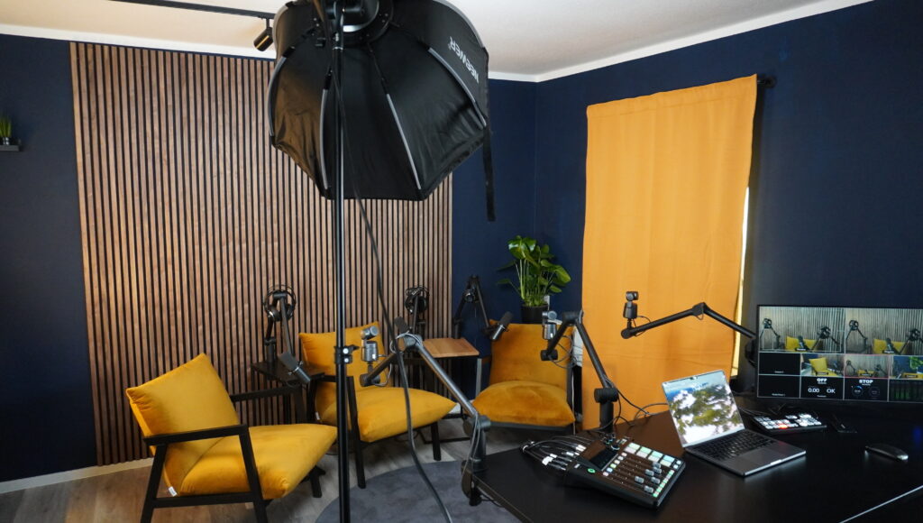 Setup Miete dein Podcast Studio im Allgäu